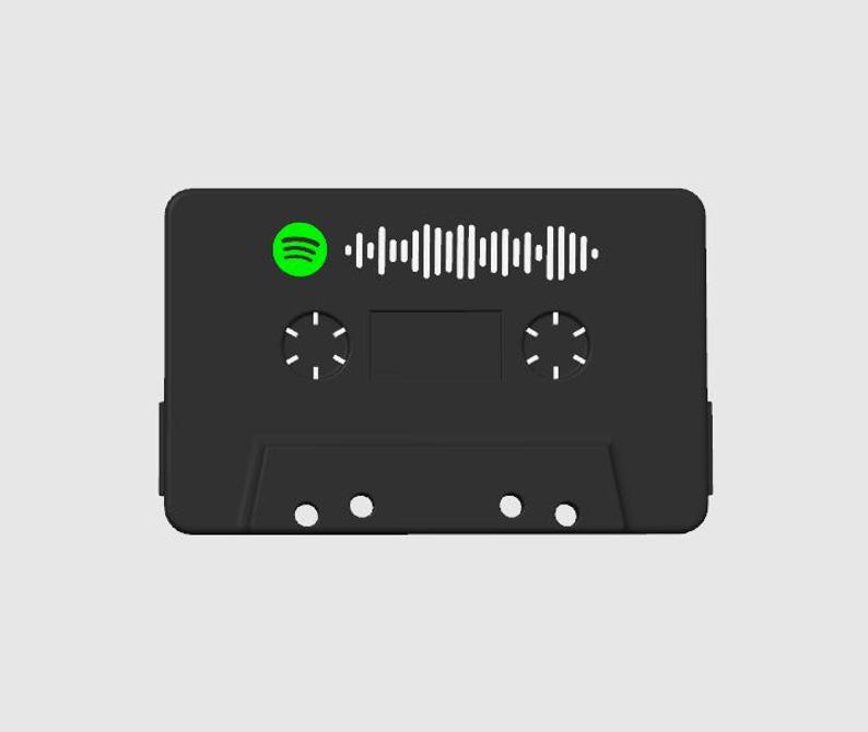 Custom Scannable Cassette — QR Code Playlist Tape Gift, Scan to Listen ...