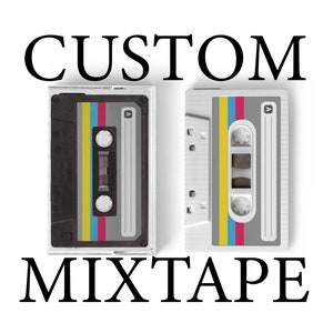 Make Your Own Custom Cassette Mixtape Real Audio Cassette Mixed Tape Record Your playlists Onto A Cassette Tape