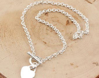 Tiffany & Co. 925 Silver Double Mini RTT Hearts 16” Necklace