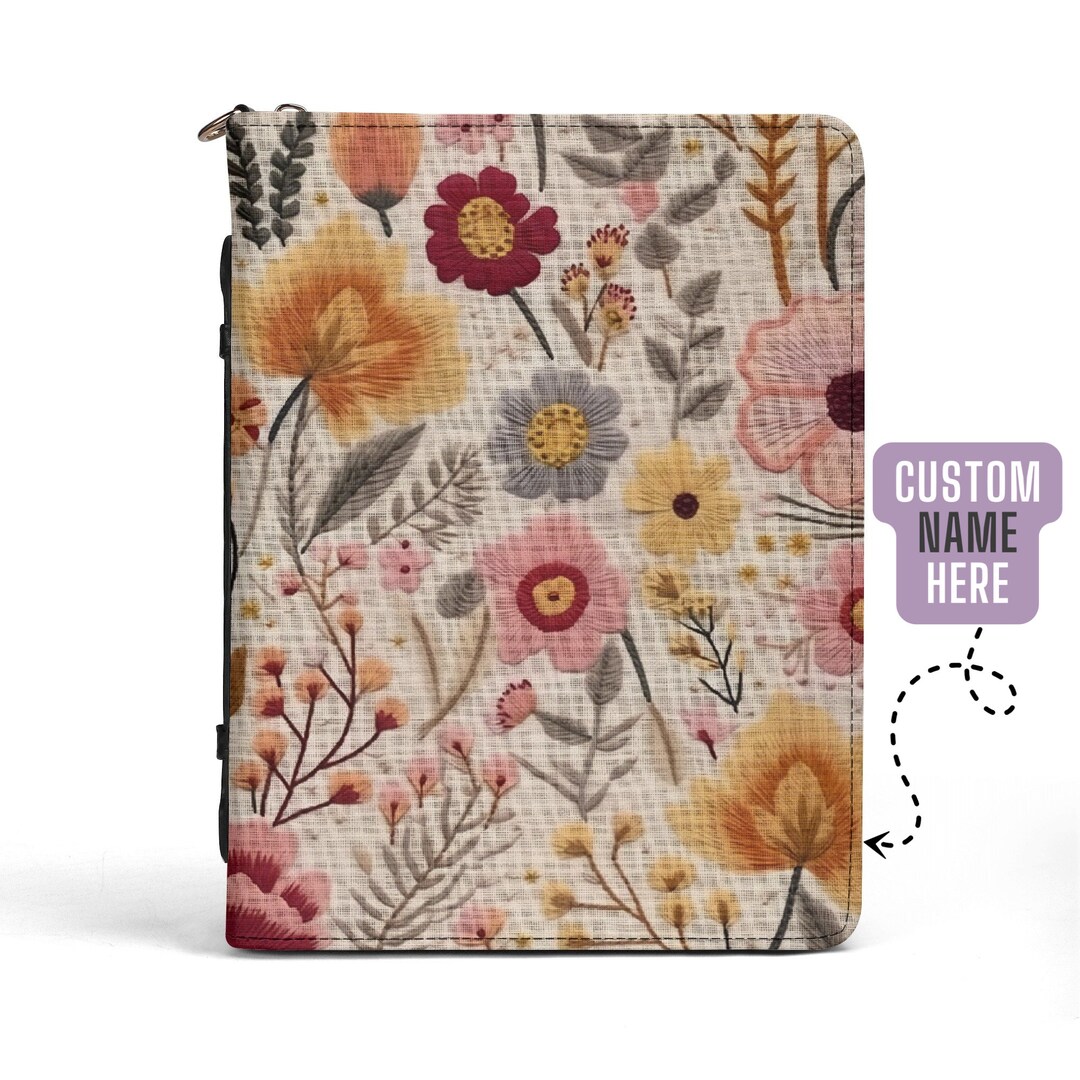 Rachel Pink Floral Bible Cover