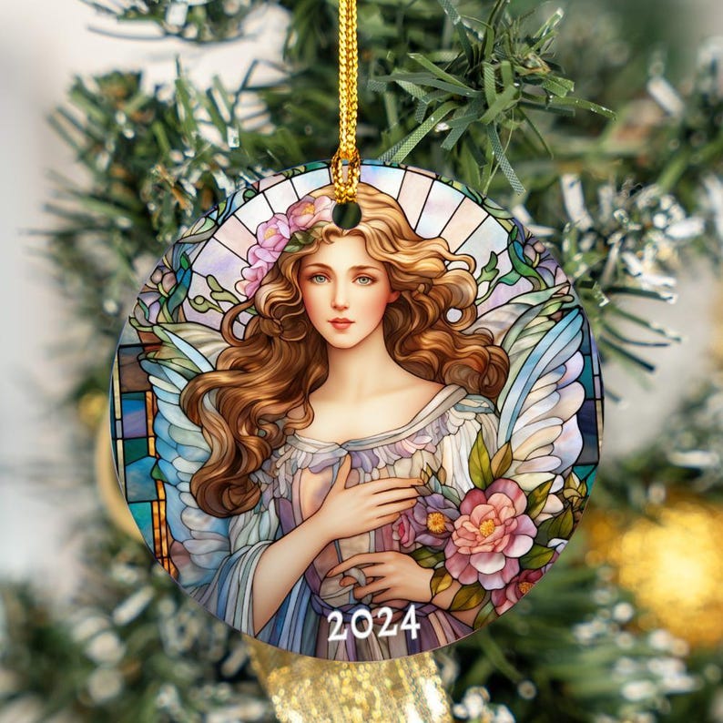 Angel With Heart Ornament