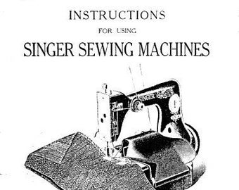 SINGER 75-1 75-3 75-4 Instructions Sewing Machines in English. MORE MANUALS @ themanualsservice dot com