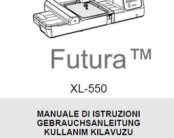 Singer XL-550 Sewing Machine Instruction Manual (Italiano Deutsch Turk)