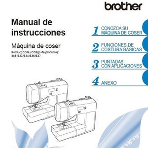 BROTHER XR9550 Manual De Instrucciones Maquina De Coser ESPANOL