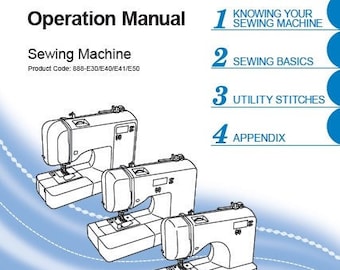 Brother SQ9285 Sewing Machine Operation Manual (PDF Download)