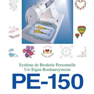 BROTHER Pe-150 マニュアル 指示マシン A Coudre 146 ページ、フランセ。 PDFのダウンロード。マニュアルプラス @ themanualsservice dot com