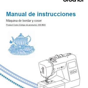 BROTHER SE630 Manual De Instrucciones Maquina De Coser ESPANOL