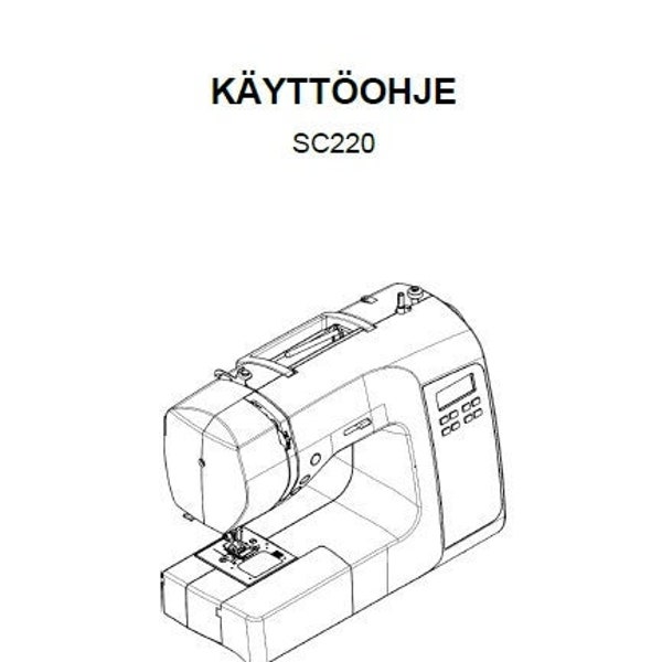 SINGER SC220 kayttoohje Sewing Machine Fi Dk No Sw Do You Want The PAPERBACK? themanualarchive dotcom DOWNLOAD? themanualsservice dotcom