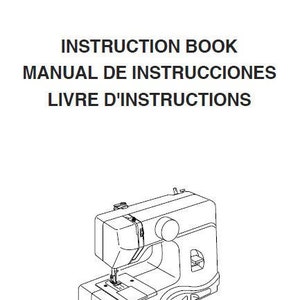 JANOME Fast Lane Fucshia Instruction Book Sewing Machine English Espanol et Francais
