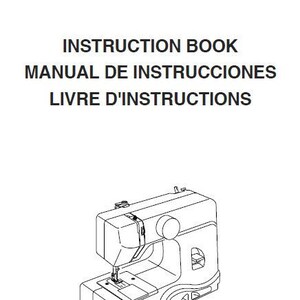JANOME MARINE MAGIC Instruction Book Sewing Machine English Espanol et Francais