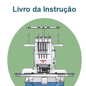 JANOME MB-4 Livro Da Instrucao Maquina De Costura PORTUGUES