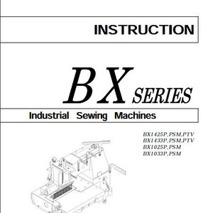 KANSAI Bx Series Instruction Manual Sewing Machine in English. MORE MANUALS @ themanualssevice dot com