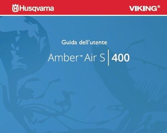 HUSQVARNA Viking AMBER Air S 400 Guida Dell'Utente Macchina Da Cucire ITALIANO