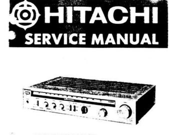 HITACHI SR-2000 Service Handbuch Stereo Receiver in Englisch