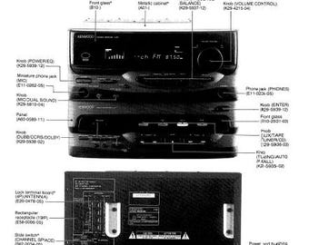 KENWOOD A-e5 A-e5l Service Manual Stereo Receiver Inc Schems 39