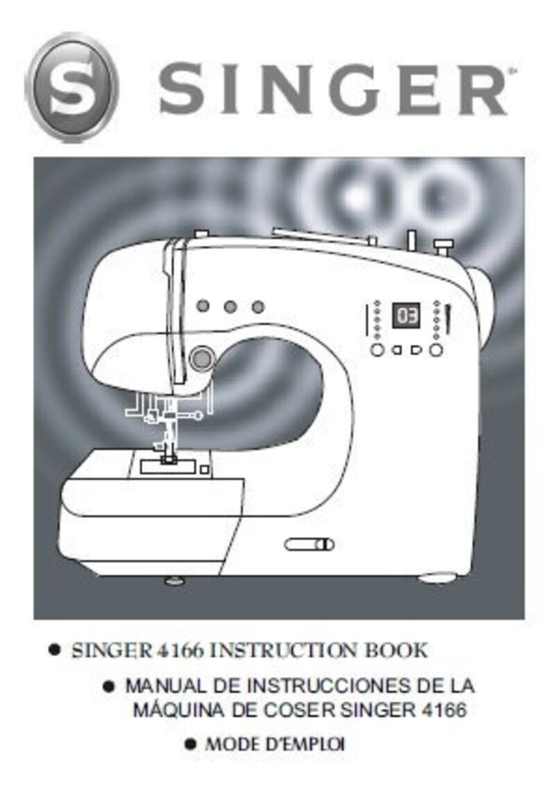 SINGER 4166 Instruction Book Manual De Instrucciones Mode D'emploi ...