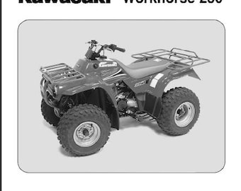 Manual de servicio de la Kawasaki KLF250 Bayou 250: Vehículo todoterreno (Descarga PDF)