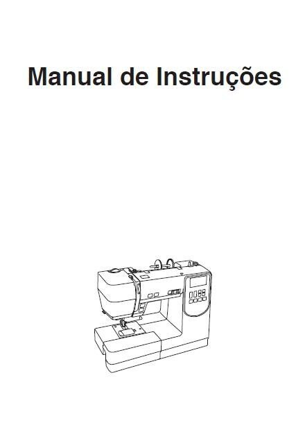 Janome DC6100 Sewing Machine Instruction Manual - Portuguese (PDF)