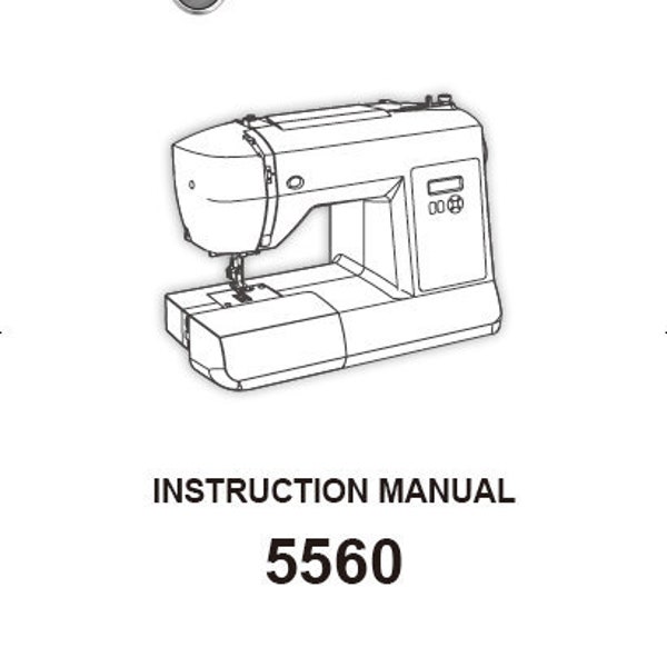 SINGER 5560 Manual de Instrucciones Máquina de Coser en English Espanol et Francais