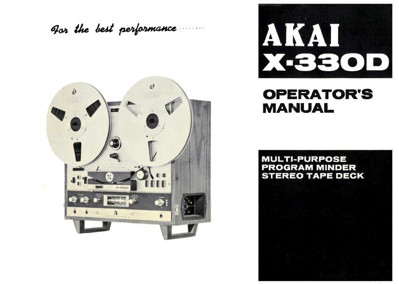 KIT 23 per AKAI x-1800 SD nastro TAPE RECORDER 
