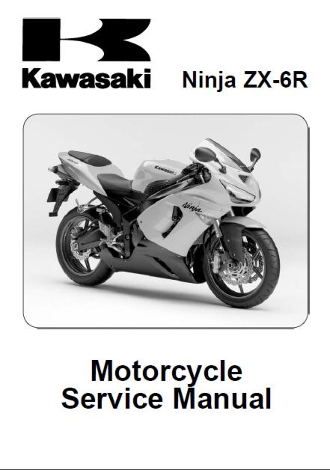KAWASAKI ZX6R E/F 型 サービスマニュアル ZX-6R（ZX636R）に適合する｜サービスマニュアルの商品一覧｜バイク