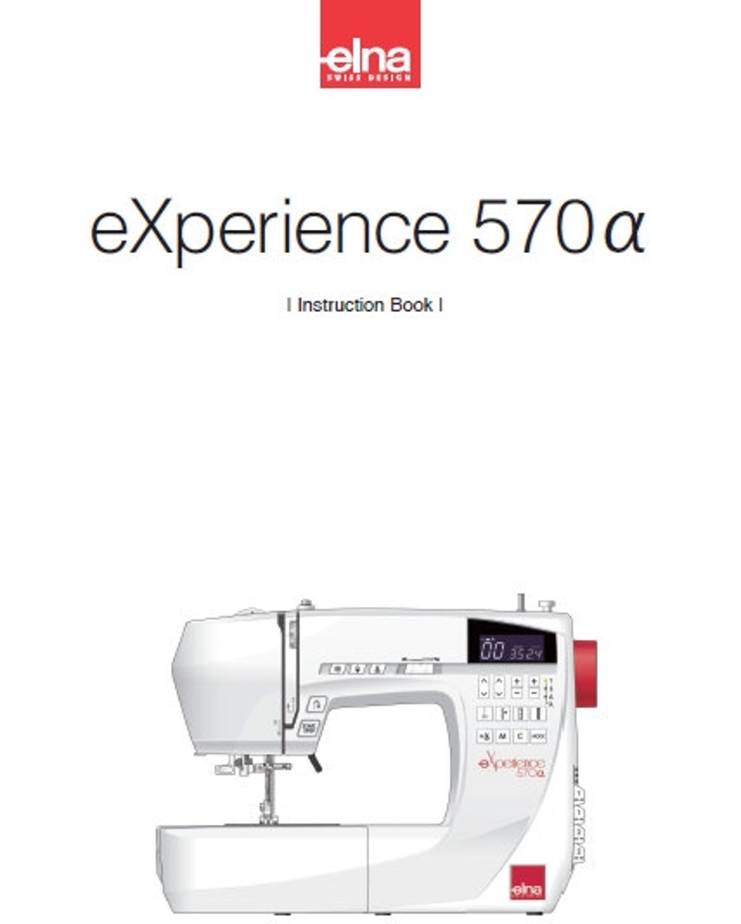 ELNA Experience 570a Instruction Book Sewing Machine in ENGLISH - Etsy