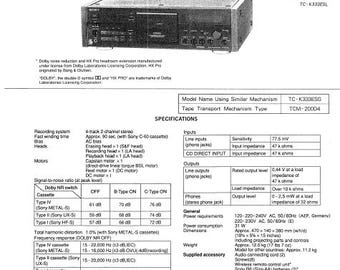 SONY TC-WR905S Straps - Etsy Canada
