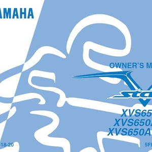 Yamaha V Star 650 Owners Manual: 101 Pages (PDF Download)