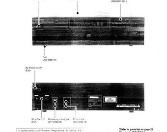 KENWOOD CD Player Service Manual – Dp-r894 Dp-r3060 Dp-r4060 Dp