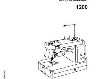 PFAFF 1200 Repair Manual Hobby Grand Quilter Sewing Machine 36 Pages In English. Pdf Download. MORE MANUALS @ themanualsservice dot com
