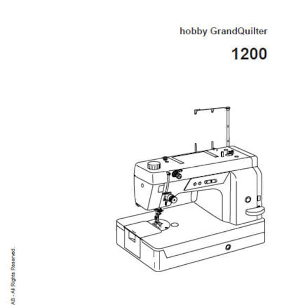 Pfaff 1200 Grand Quilter Etsy