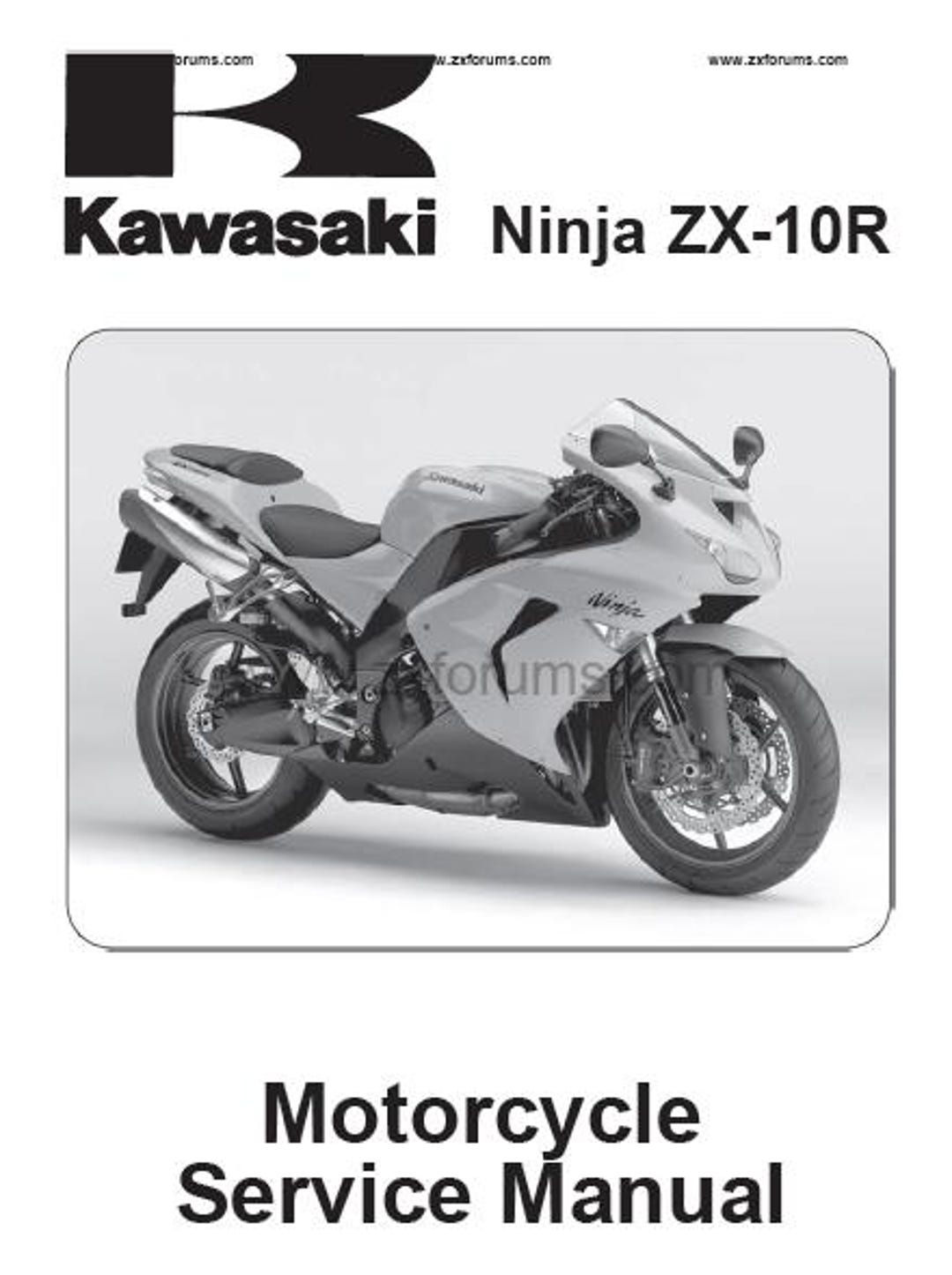 カワサキ Ninja ZX-10R サービスマニュアル：651ページ（PDF
