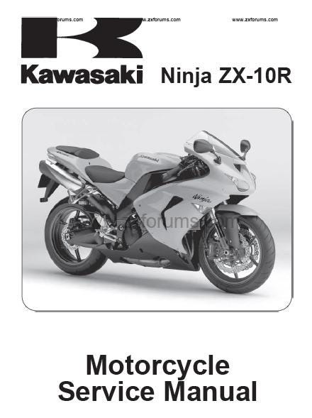 カワサキ Ninja ZX-10R サービスマニュアル：651ページ（PDF