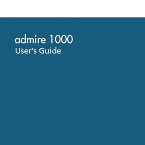 Può includere: Una guida per l'utente blu per la macchina da cucire Pfaff admire 1000. Il logo Pfaff è in rosso nella parte superiore della pagina con il testo "Perfection starts here."