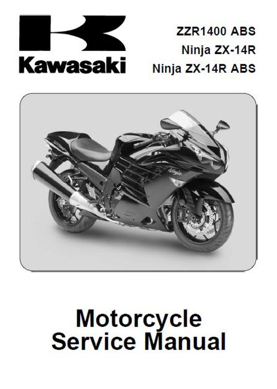 Kawasaki Ninja ZX-14R Motorcycle Service Manual (PDF