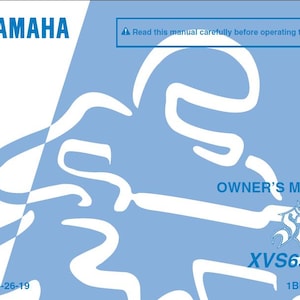 Yamaha XVS65D V Star 2012 Motorcycle Owners Manual (PDF Download)