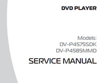 AKAI Dv-P4575SDK Dv-P4585MMD Service Manual Dvd Player in English. MORE MANUALS @ themanualsservice dot com