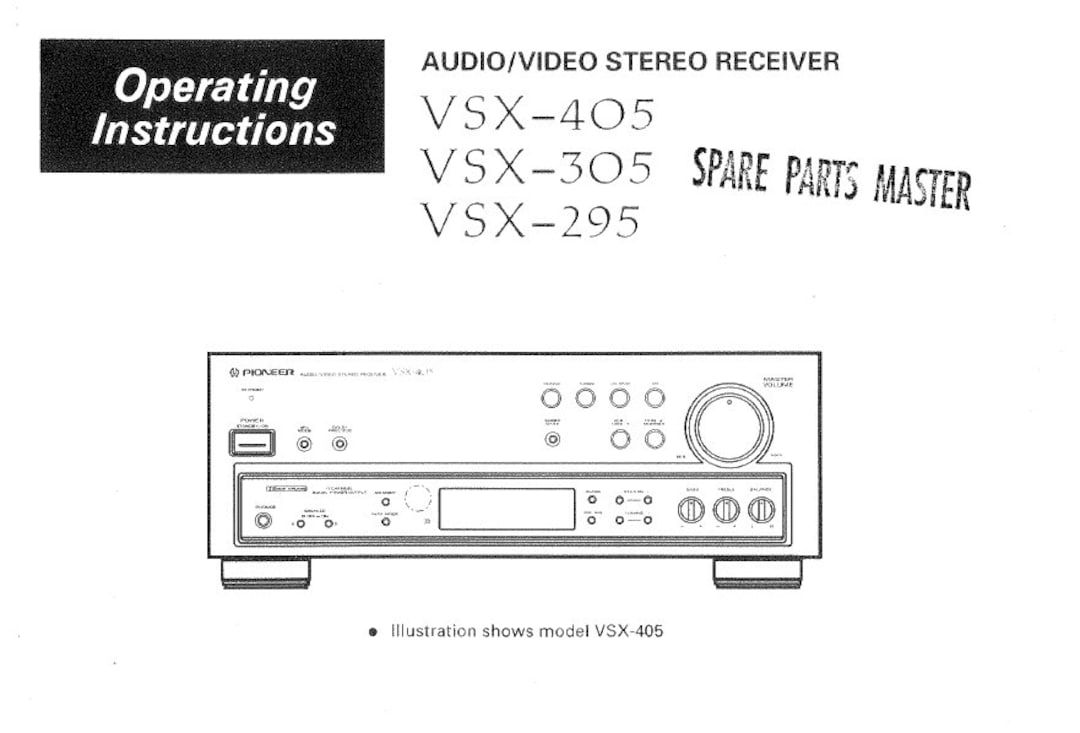 Pioneer VSA-530 ￥53,800(1989年10月発売) Pioneer of Pioneer VSA-530 specifications