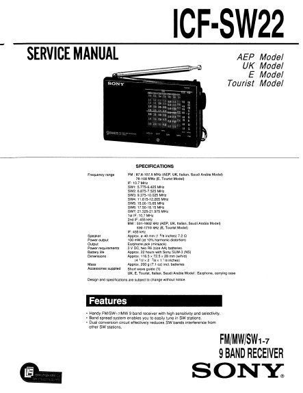 Sony Icf Sw22 - Etsy