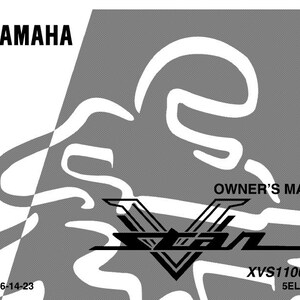 Yamaha V Star 1100 Owners Manual XVS1100AN(C) (PDF Download)