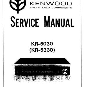 KENWOOD KR-5030/KR-5330 Stereo Receiver Service Manual