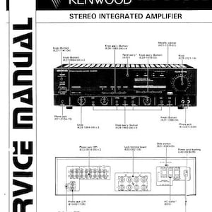 KENWOOD KA-880SD Stereo Amplifier Service Manual (English)