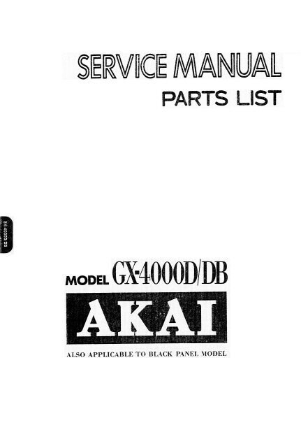 Akai GX-4000D Tape Recorder