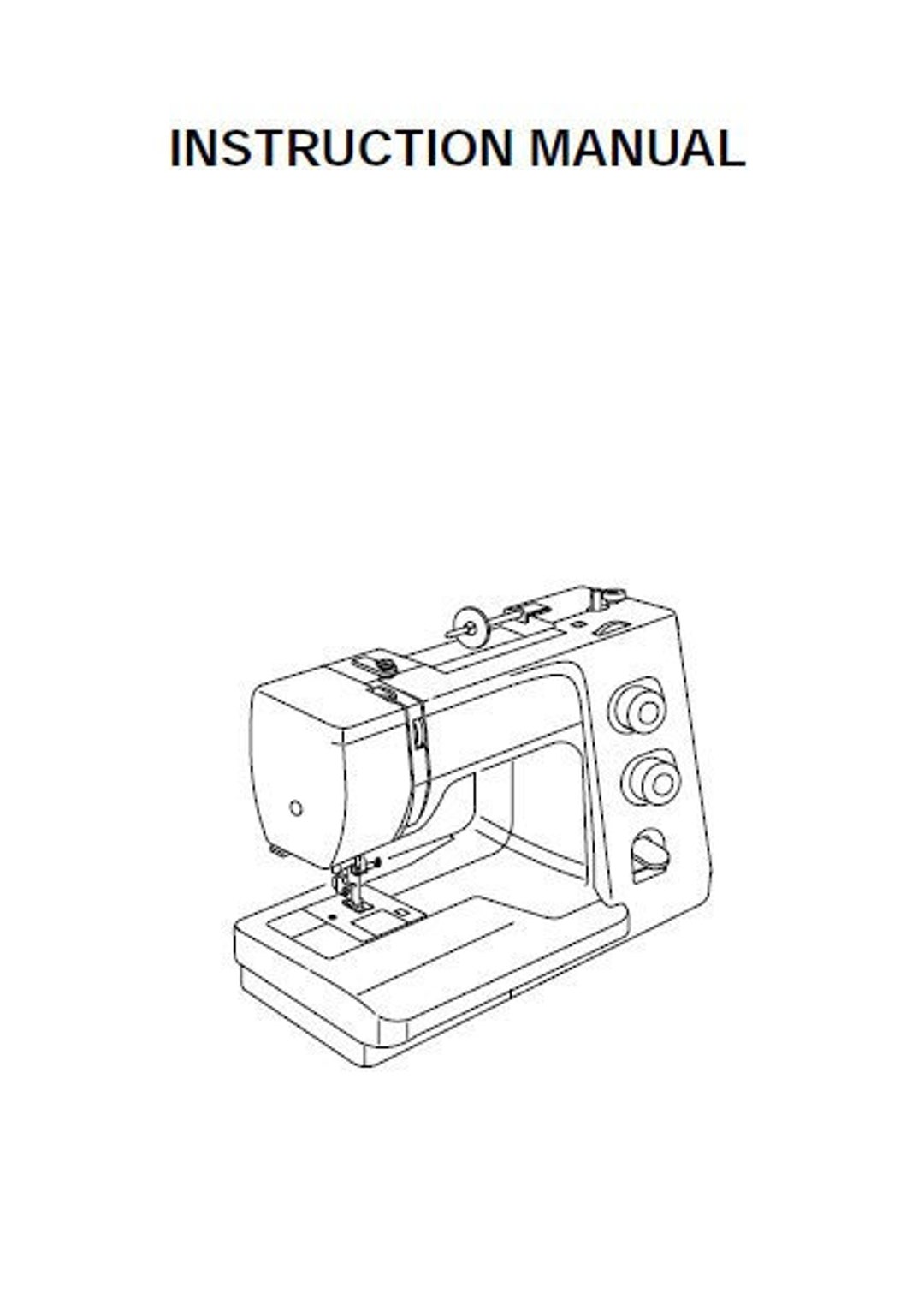 JANOME MAGNOLIA 7318 Instruction Book Sewing Machine Etsy