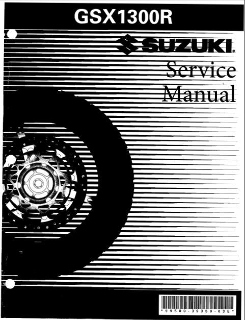 スズキ GSX1300R オートバイ整備マニュアル 645ページ 英語 PDF