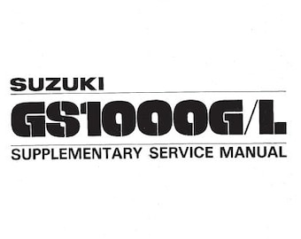 Suzuki GSX150 Workshop Service Manual on PDF - Etsy
