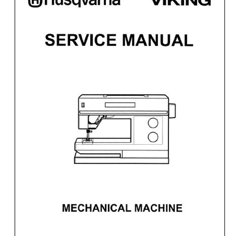 Husqvarna Sewing Machine Manual