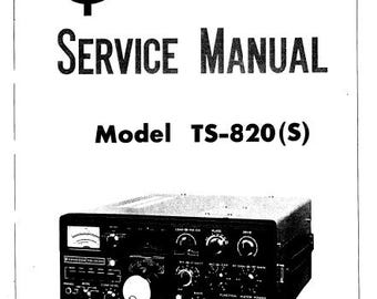 KENWOOD Ts-820 (S) Service Manual Ssb Transceiver in English. MORE MANUALS @ themanualsservice dot com