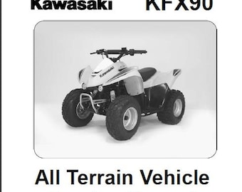 Kawasaki KFX90 All Terrain Vehicle Service Manual: 241 Pages (PDF