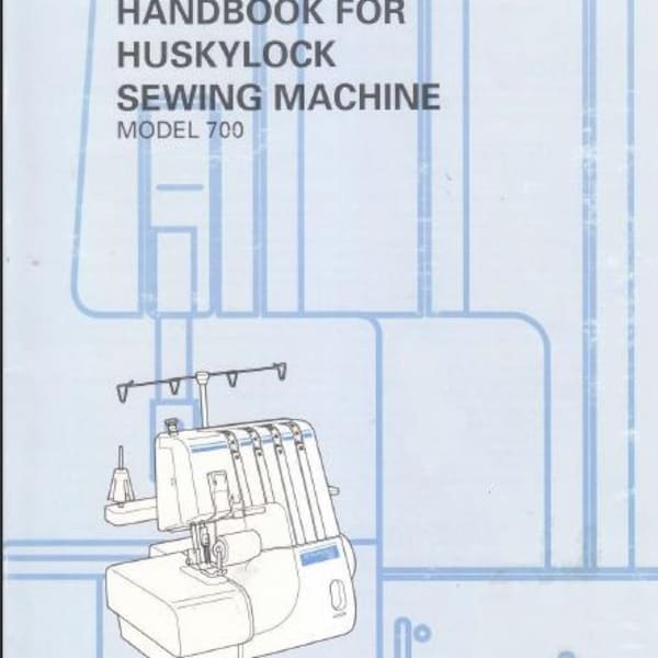HUSQVARNA Viking Huskylock 700 Sewing Machine Handbook 69 Pge English Espanol PDF Download